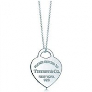 TIFFANY&CO 蒂凡尼 19611566 经典心形925纯银吊坠