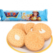 凑单！王子夹心牛奶风味饼干120g 2元（4，两件5折）