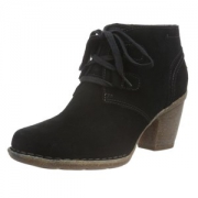 Clarks Carleta Lyon 女士真皮系带短靴