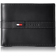 Tommy Hilfiger 汤米·希尔费格 黑色牛皮钱包 31TL22X062