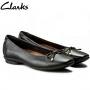 17年新款，Clarks 其乐 Candra Light女士真皮蝴蝶结方头平底鞋 Prime会员免费直邮含税