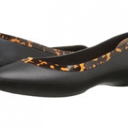 Crocs 卡洛驰 Lina Embellished Collar 女士平底鞋