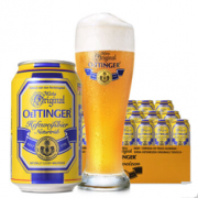 OETTINGER 奥丁格 自然浑浊型 小麦啤酒 330ml*24听   折44.4元（118元，双重优惠）