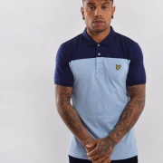 Lyle & Scott Yoke 苏格兰金鹰 男士纯棉撞色POLO衫 2色 Prime会员免费直邮