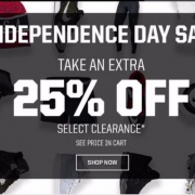 Eastbay 独立日大促，精选男女鞋服 Nike、Jordan、Under Armour、New Balance、ADIDAS 等无门槛额外75折
