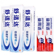 舒适达 速效抗敏牙膏 120g×3+牙膏便携装×2