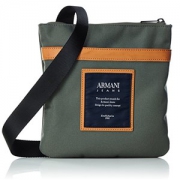 ARMANI JEANS 男士帆布斜挎包