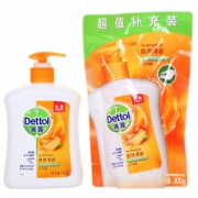 滴露Dettol 健康抑菌洗手液特惠装500g 送300g