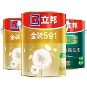 NIPPON PAINT 立邦 金装净味五合一墙面漆 15L套装