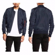 限L码，Alpha Industries 阿尔法 MA-1男士飞行员夹克 直邮含税