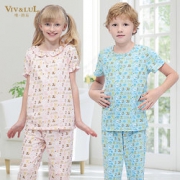 Viv&Lul  儿童纯棉薄款家居服两件套装  24元包邮（84-60）