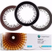 CooperVision 库博 幻眸彩色隐形眼镜日抛30片装 赠润滑液5ml+摘戴棒