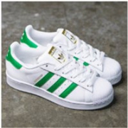 Adidas 阿迪达斯 Superstar 金标绿尾  经典贝壳头