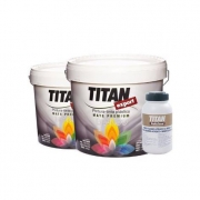 TITAN 堤丹  经典系列 内墙乳胶漆套装（4L面漆*2桶+1L超浓缩底漆*1桶）