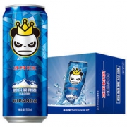 Harbin 哈尔滨 HIPANDA合作限量款 冰纯啤酒 500ml*12听*2箱
