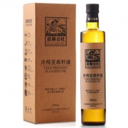 【京东超市】亚麻公社 纯亚麻籽油低温冷榨初榨 食用油 500ml+凑单品