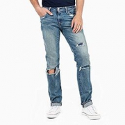 限Prime会员：Levi's 李维斯 511版型 long 男式修身低腰牛仔裤