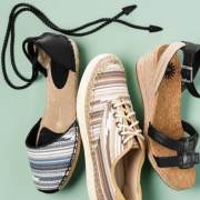 UGG Libbi Serape 女士真皮拼接草编绑带鞋