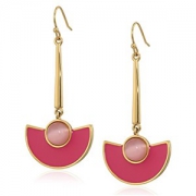 Kate Spade New York 猫眼珐琅瓷耳环 *2对