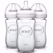 Avent 新安怡 宽口径 自然原生玻璃奶瓶240ml*3只 Prime会员凑单免费直邮