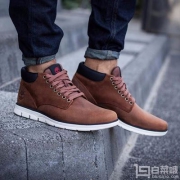 SensorFlex缓震，Timberland 添柏岚 Bradstreet 男士真皮中帮靴 Prime会员免费直邮含税