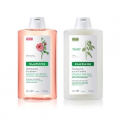 Klorane 康如  头皮舒缓洗发水 400ml + 柔润倍护洗发水 400ml