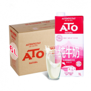 限西北：ATO艾多 超高温灭菌脱脂牛奶 1L*6盒装