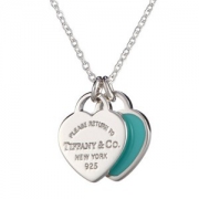 Tiffany & Co. 蒂芙尼 Return to Tiffany系列 Double Heart Tag 吊坠项链