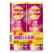 【京东超市】乐事（Lay’s）薯片 休闲零食 乐事无限组合包（番茄味） 104克*2罐（新老包装随机发货）