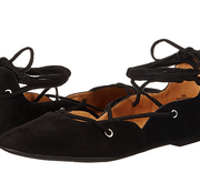 Nine West 玖熙 Zafirah 女士绑带平底鞋