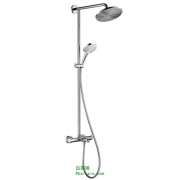 限Prime会员，Hansgrohe 汉斯格雅 双飞雨 240 空气注入式恒温花洒