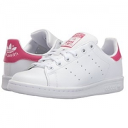adidas 阿迪达斯 Stan Smith 大童款休闲运动鞋 粉尾