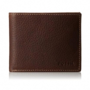 化石（Fossil）  Lincoln Bifold 男士皮质钱包