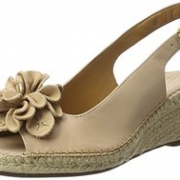 Clarks 其乐 Petrina Bianca 女士真皮鱼嘴坡跟凉鞋 到手约250元
