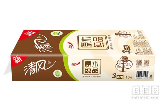 清风原木纯品卫生纸