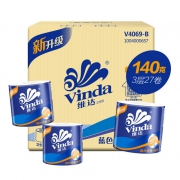 维达（Vinda）蓝色经典 3层卷纸140g*27卷