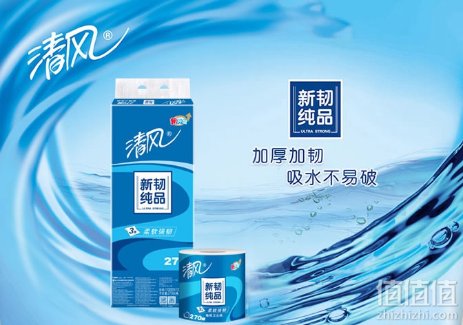 清风新韧纯品卷纸