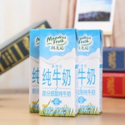 纽麦福 部分脱脂牛奶 250ml*24盒