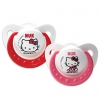 Nuk Hello Kitty正畸硅胶安抚奶嘴6-18个月