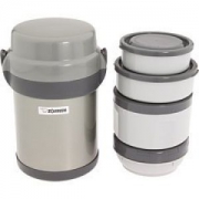 中亚Prime会员 :Zojirushi 象印 SL-JAE14SA Mr. Bento 保温饭盒 原色 1.23L