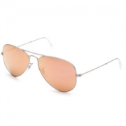 Ray-Ban 雷朋墨镜男女款飞行员系列银色镜框古铜色闪光镜片眼镜太阳镜 RB3025 019/Z2 58mm