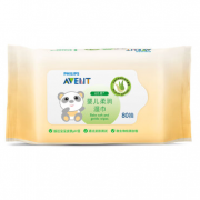 飞利浦 AVENT 新安怡 婴儿柔润湿巾80抽 SCF986/22