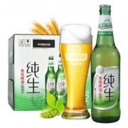 青岛啤酒（Tsingtao）纯生500ml*12瓶 进口工艺整箱（新老包装随机发货）顺滑爽口 鲜活人生 *2件