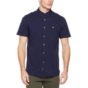 LYLE & SCOTT  苏格兰金鹰 Jersey 男士针织短袖衬衫