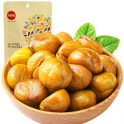 百草味 板栗休闲零食 熟板栗仁80g*4袋+百草味 盐焗腰果 190g/袋
