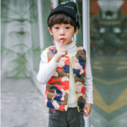 安丽虎尼  儿童羽绒服保暖背心  折14.95元（29.9元，买一送一）