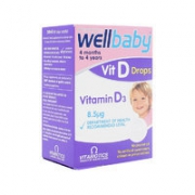 凑单品！Vitabioticswellbaby婴儿维生素D滴剂30ml