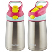 Contigo康迪克 Autospout 儿童不锈钢保温保冷水杯 300ml