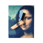 Kikkerland Mona Lisa Clock 蒙娜丽莎的微笑 挂钟