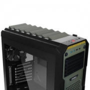安钛克（Antec）GX909 军绿色 中塔机箱（支持ATX主板/支持超长显卡/顶部开关鳍片/6个风扇位/电脑机箱)
